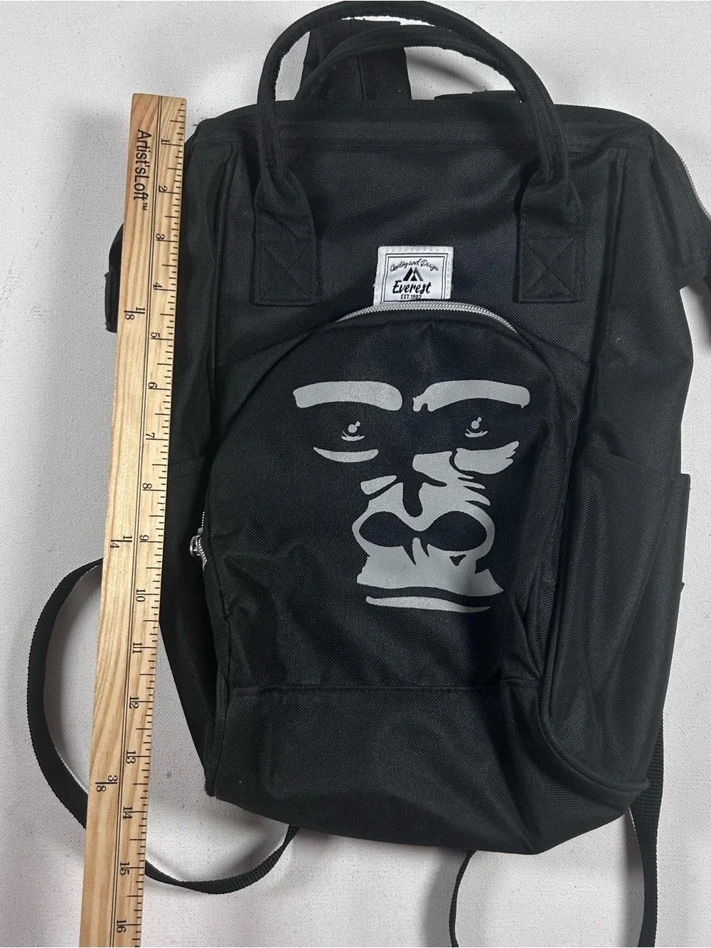 Everest Backpack Rucksack Gorilla Face Graphic RARE